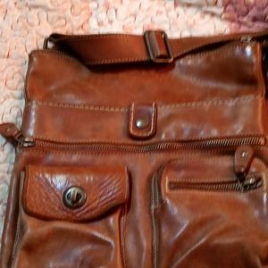 Crossbody Fossil leather bag